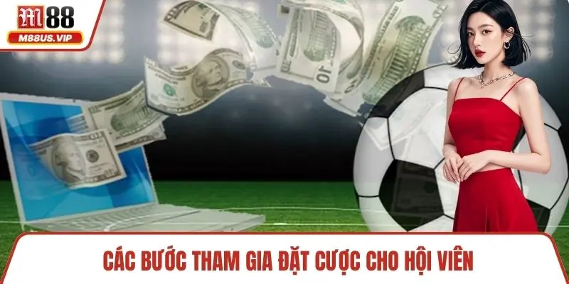 Các bước tham gia đặt cược cho hội viên